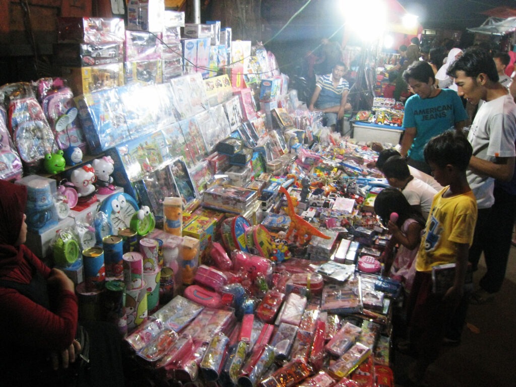 Mercado nocturno de Gianyar