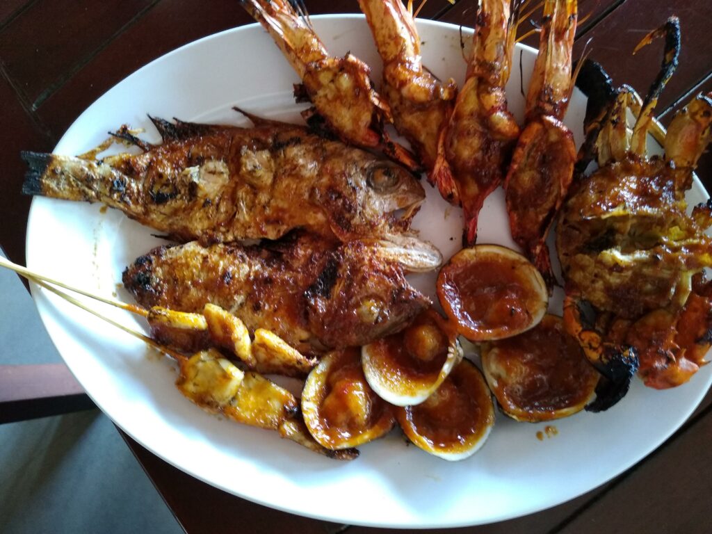 Seafood in Jimbaran