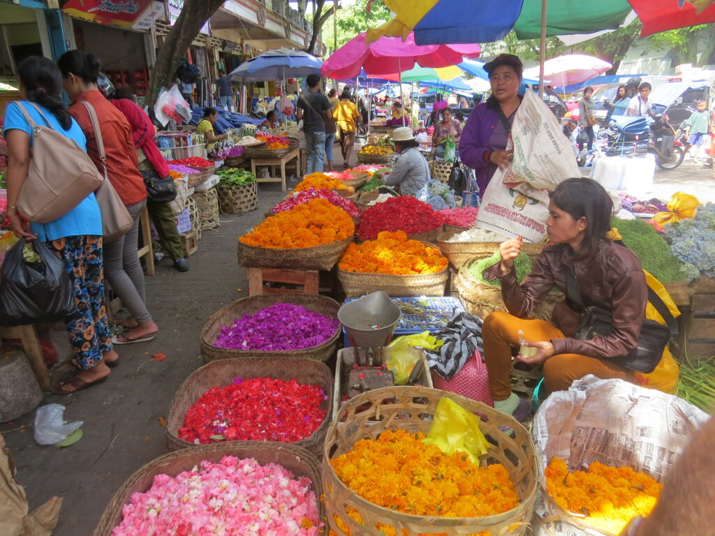 flowers bali old mans market