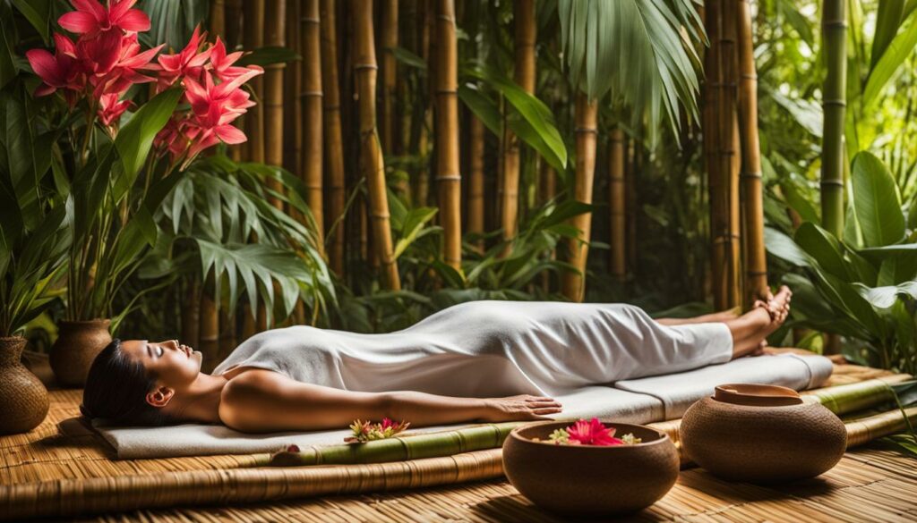 Balinesische Massage für tiefe Entspannung