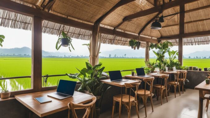Cafés für Digitalnomaden Bali