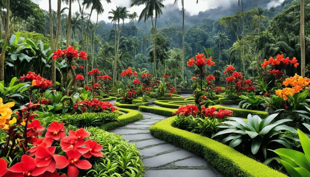 Exotische Blumenpracht im Bali Orchideen Garten