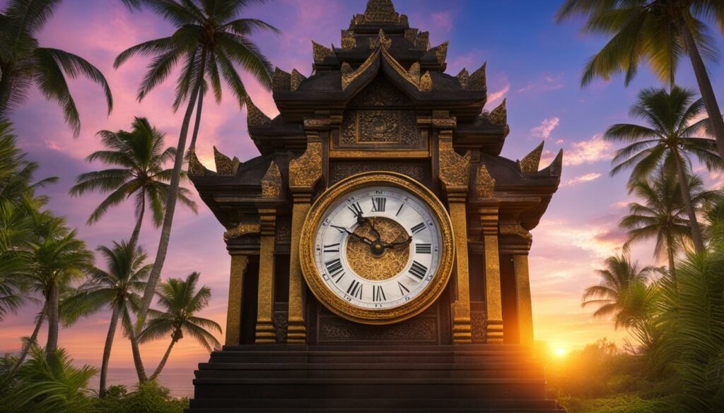 Aktuelle Uhrzeit Bali