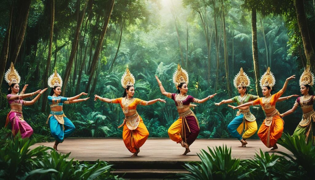 Kulturelle Szenerie in Bali
