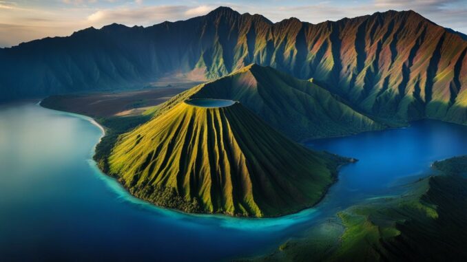 Rinjani-Vulkankrater