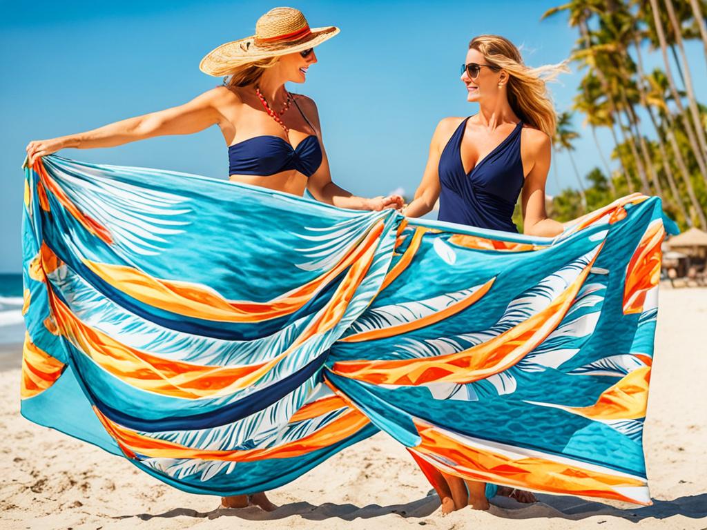 Kreative Sarong Bindetechniken
