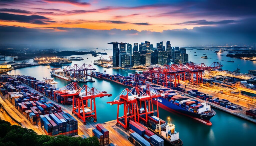 containerterminals singapur